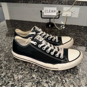 Converse Black and White Low-Top Sneakers